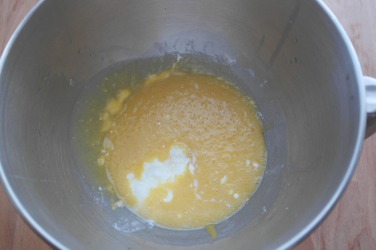 muffins de frambuesas y yogurt paso 5