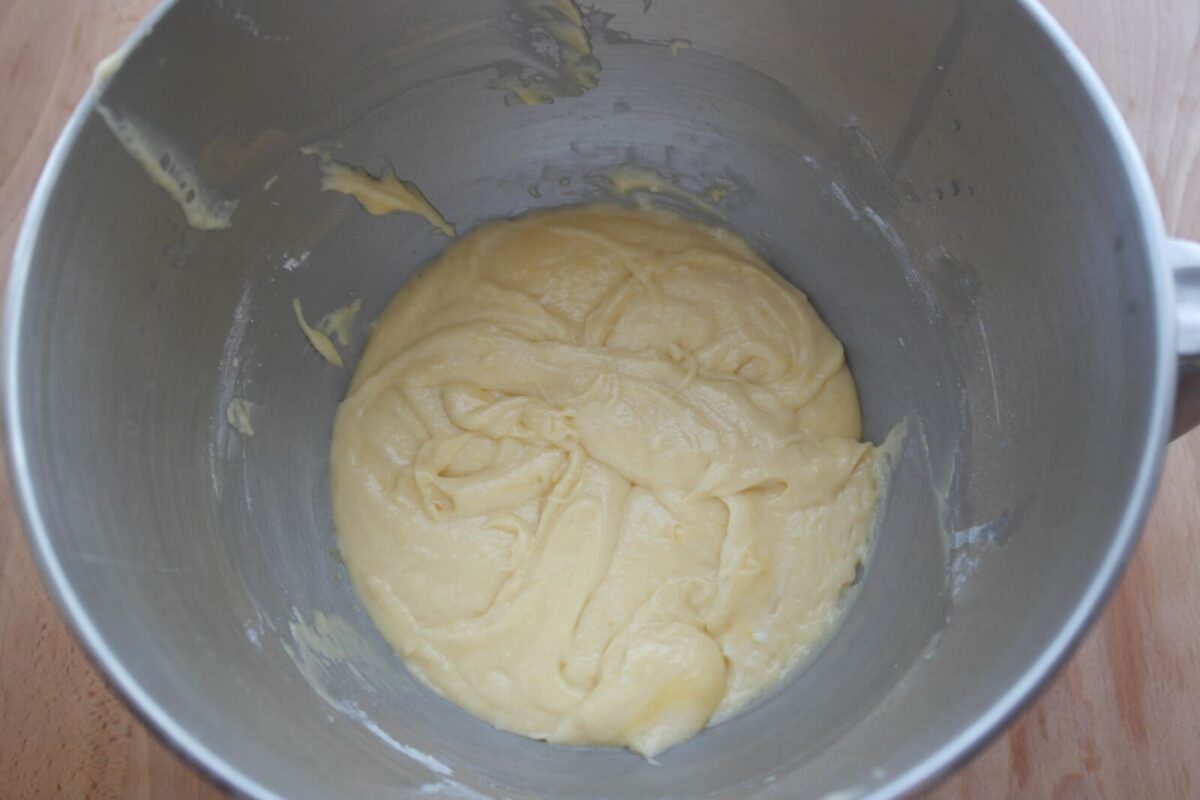 muffins de frambuesas y yogurt paso 6