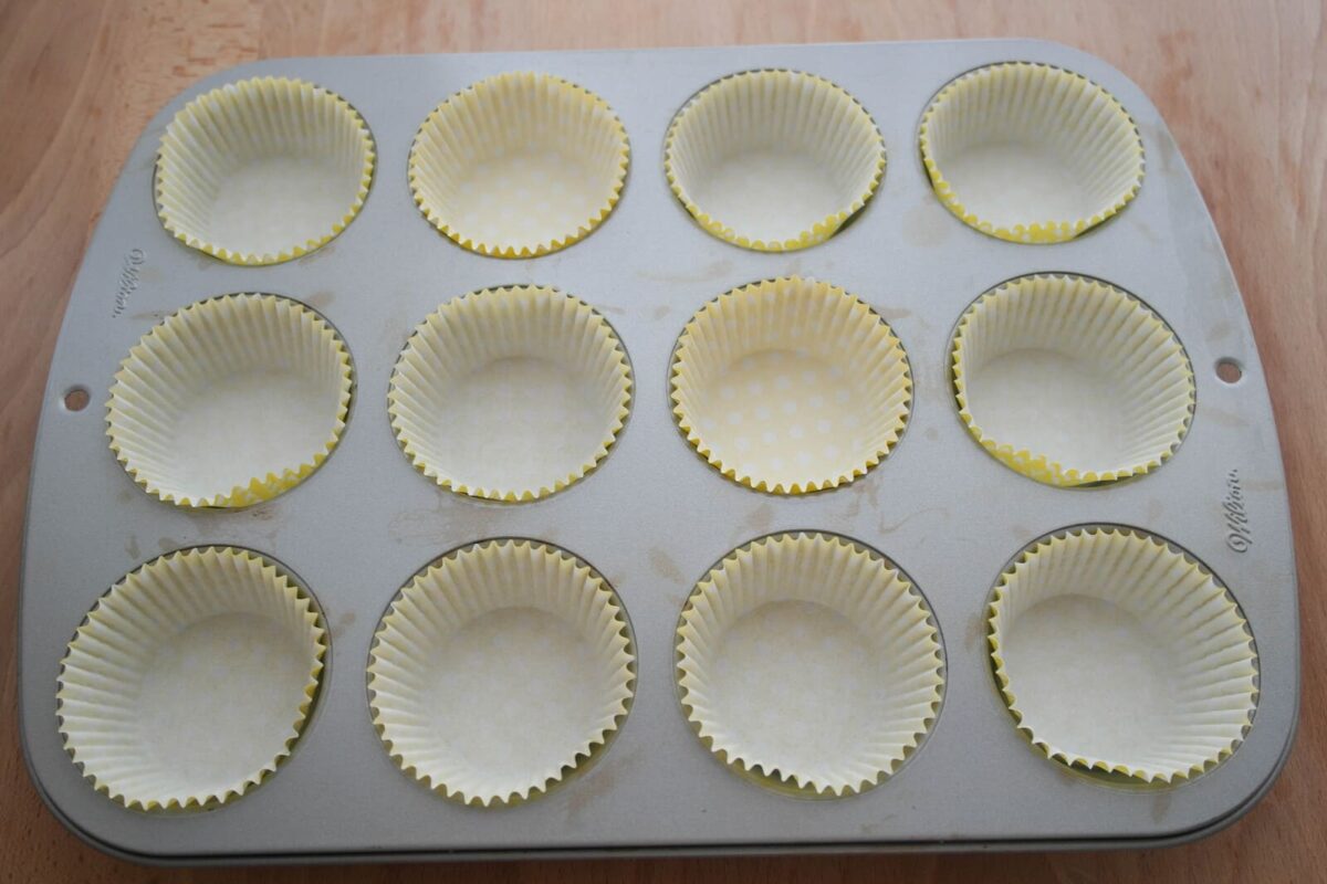 muffins de frambuesas y yogurt paso 8