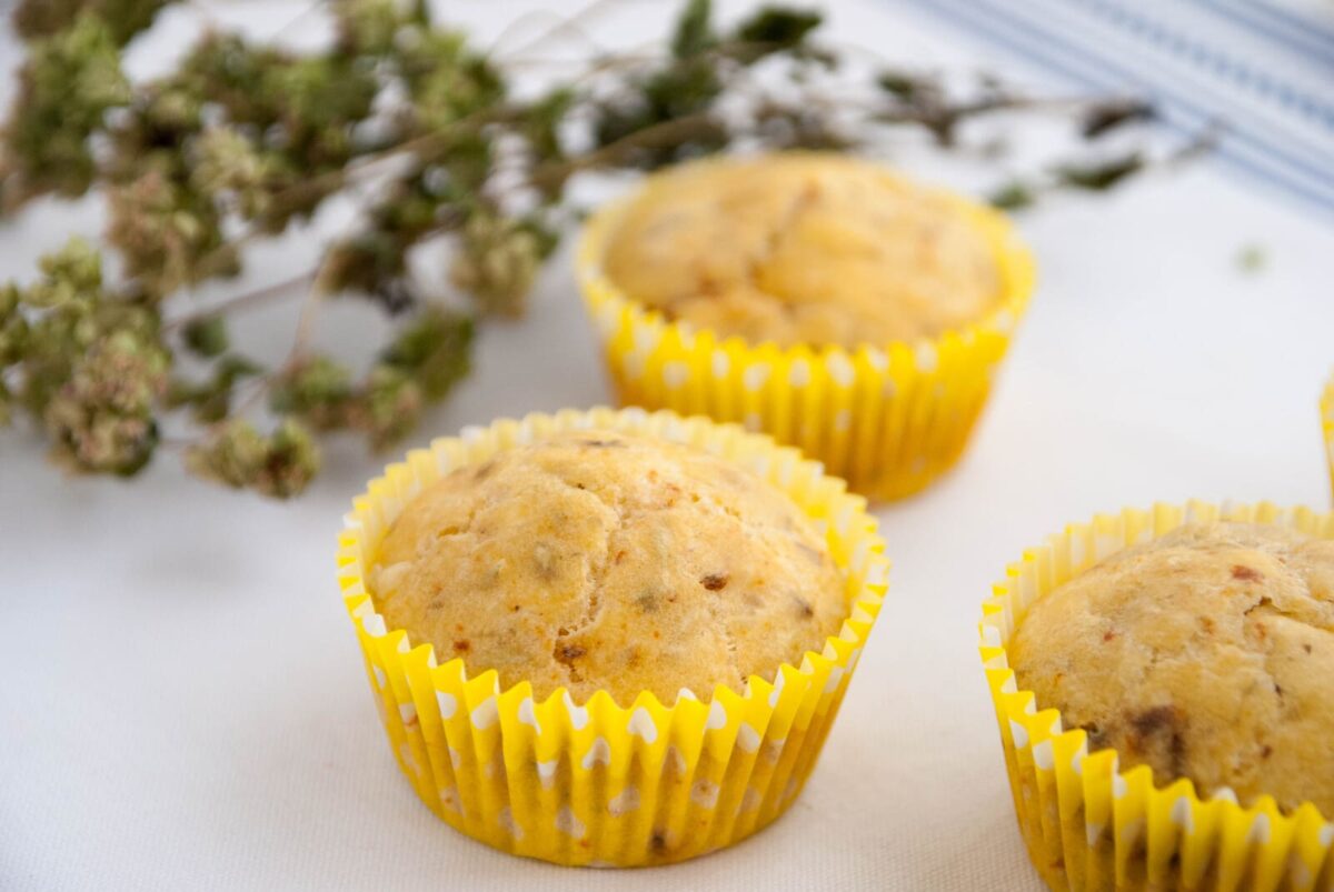 muffins salados con tomate seco paso 11
