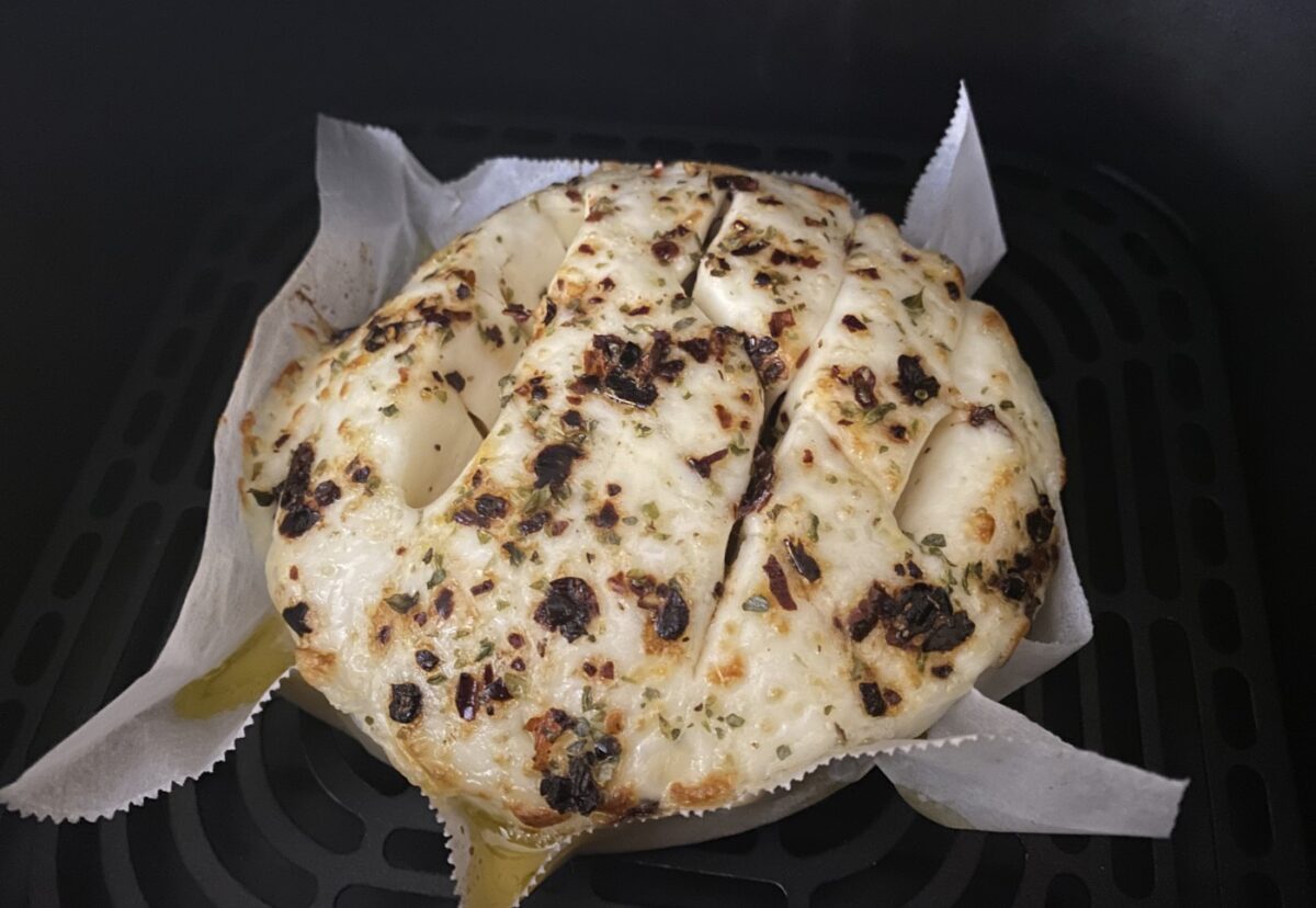 Queso asado canario con mojo picón paso a paso