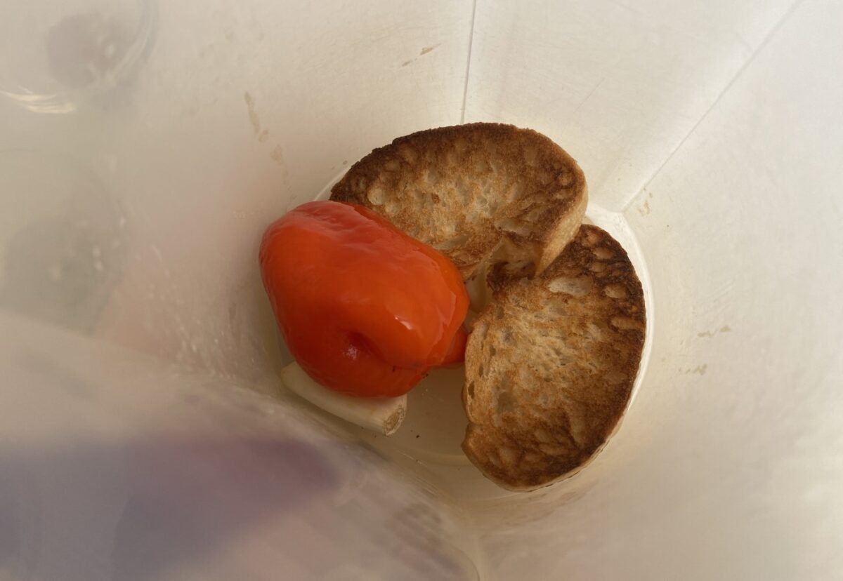 Queso asado canario con mojo picón paso a paso