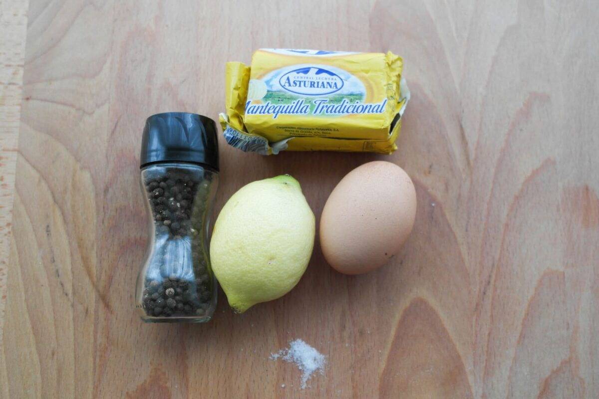 salmón en papillote con salsa holandesa paso 2