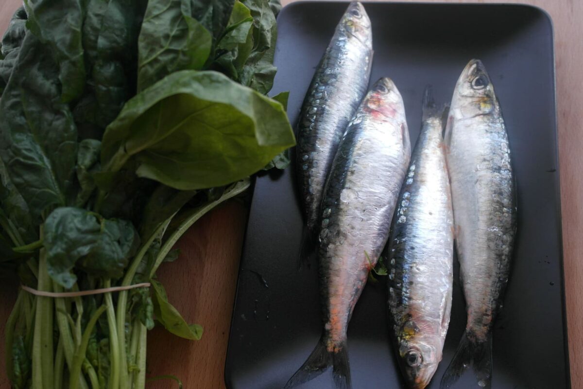 sardinas a la florentina paso 1