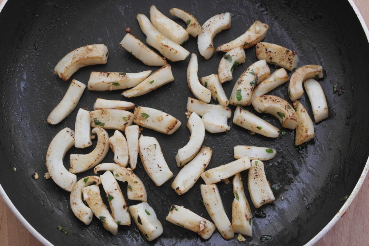 sepia a la plancha con verduras paso 9