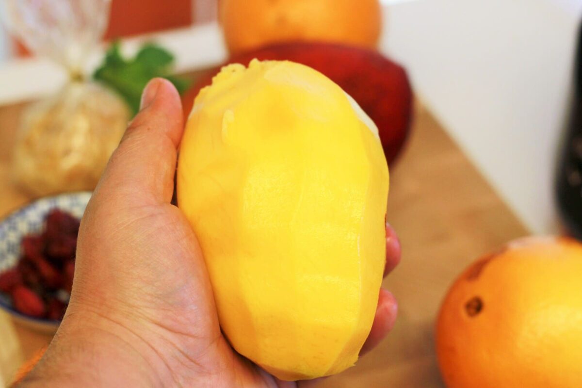smoothie de ctricos y mango paso 5