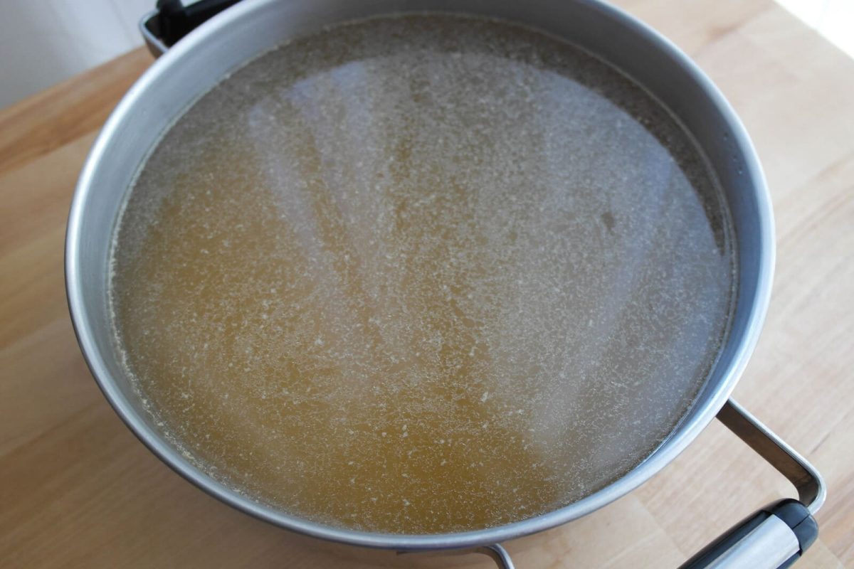 sopa de pollo casera paso 5