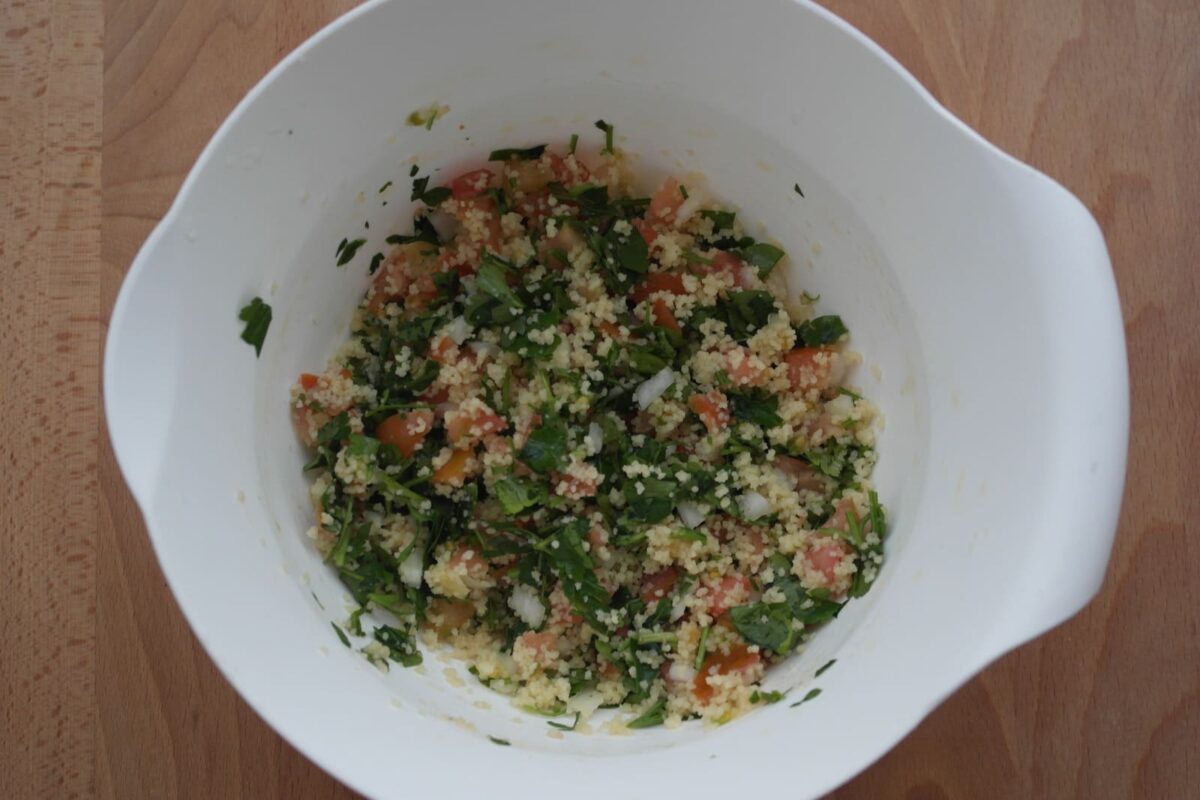 tabul ensalada libanesa paso 6