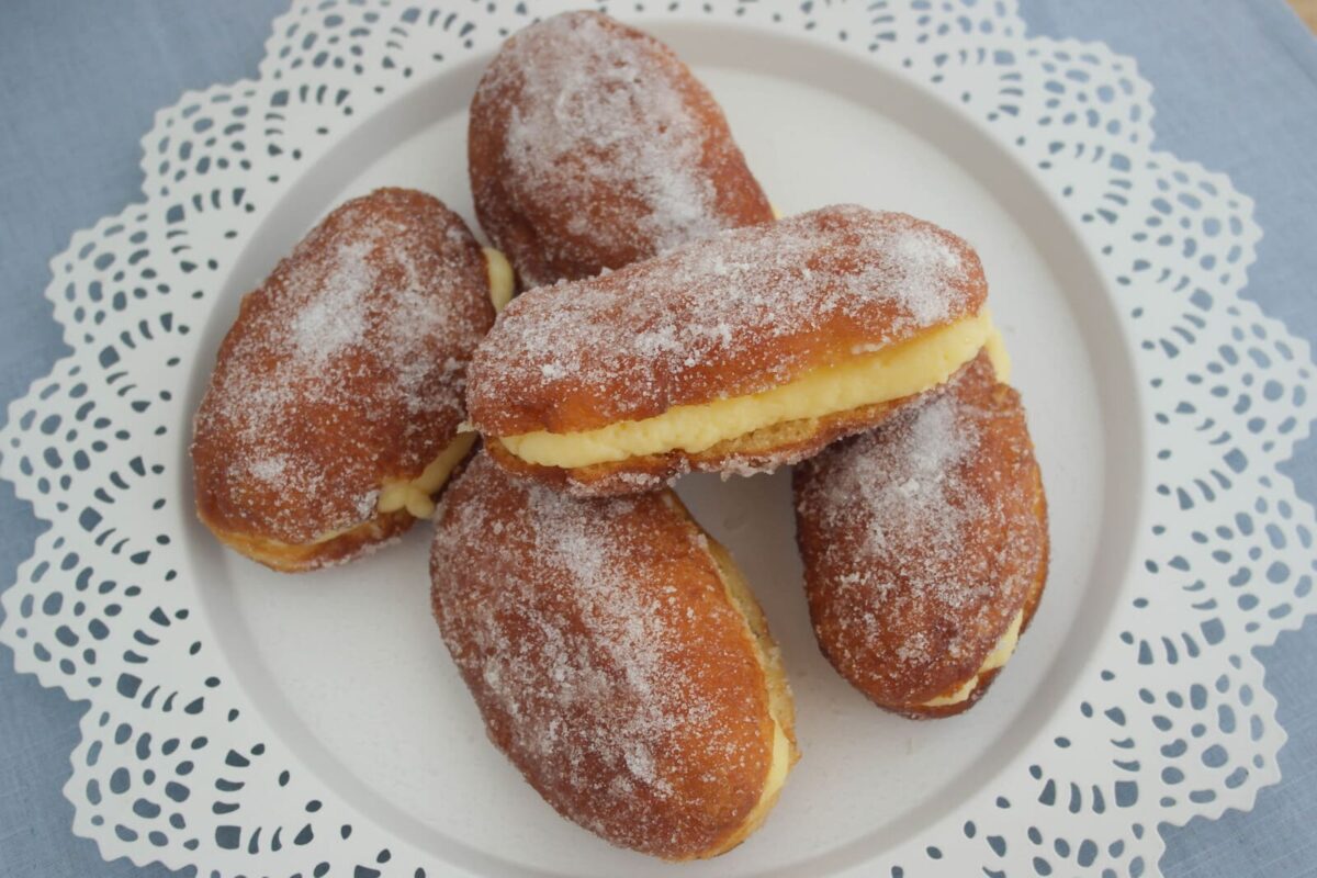 xuxos o pepitos rellenos de crema paso 21