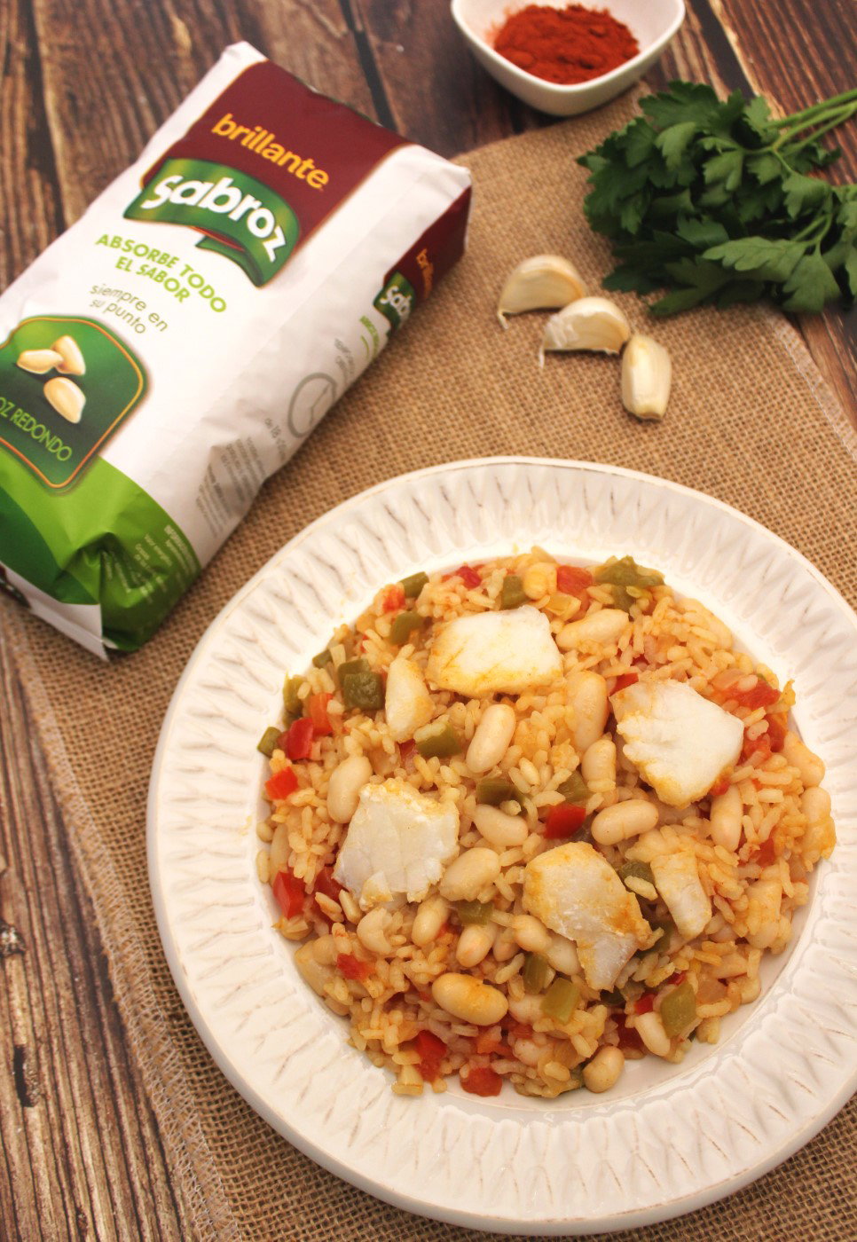 Arroz empedrado. Una receta tradicional de Valencia con bacalao