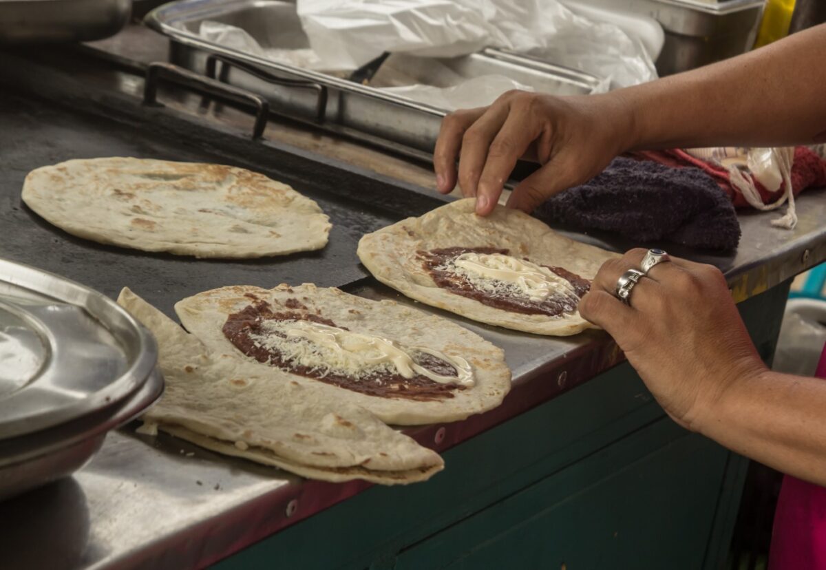 Baleadas hondureñas. Receta casera fácil y deliciosa