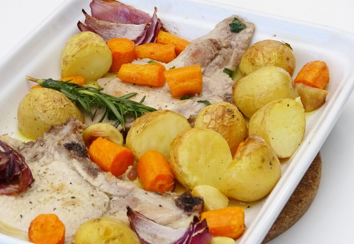 Chuletas de cerdo al horno