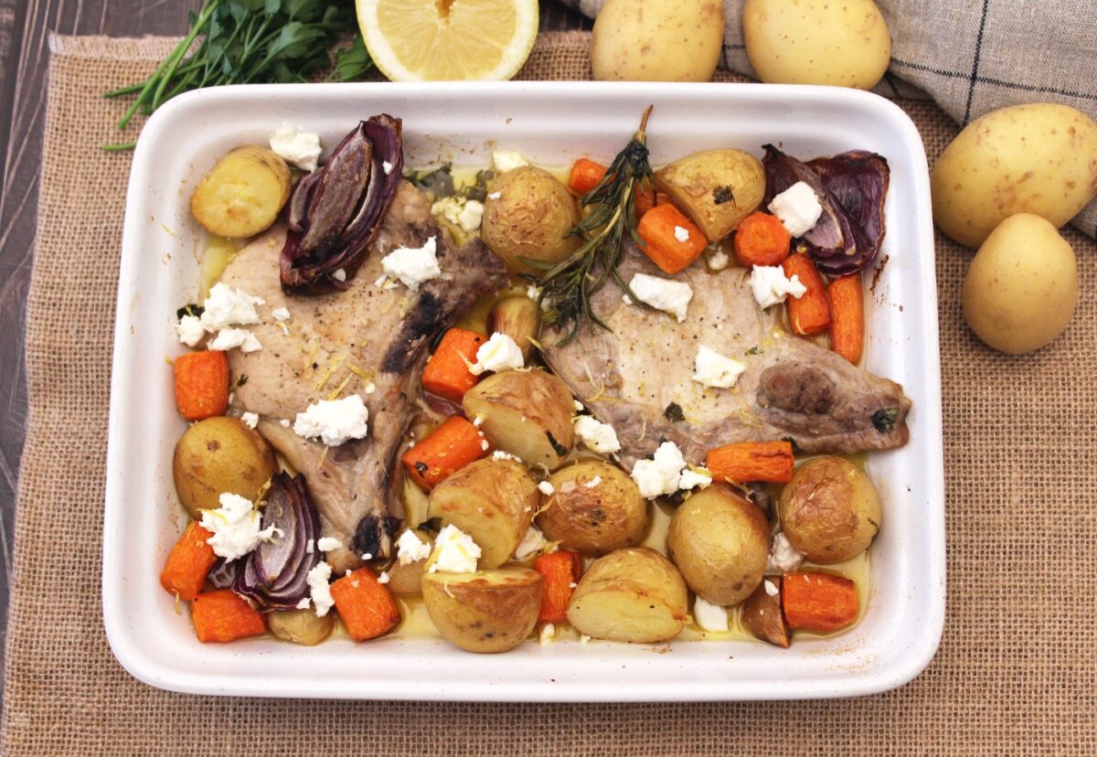 Chuletas de cerdo al horno