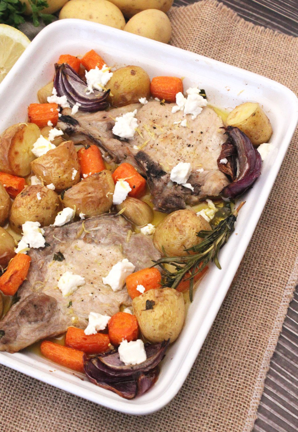 Chuletas de cerdo al horno