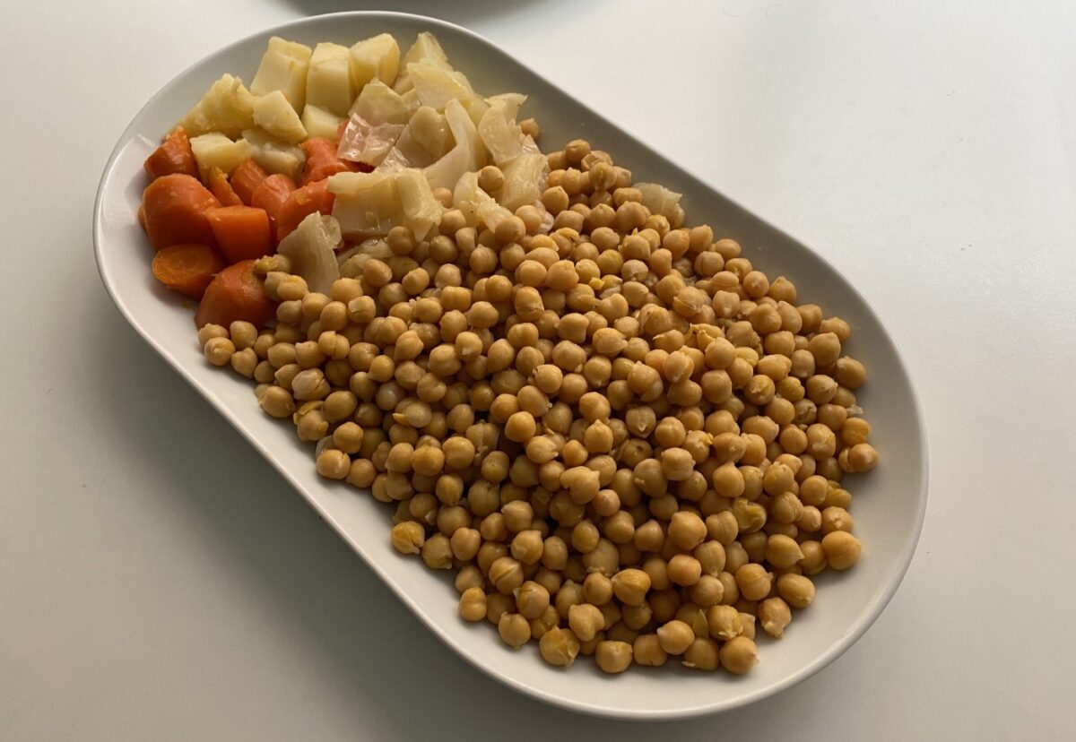 Cocido de garbanzos. Un clásico de la cocina española