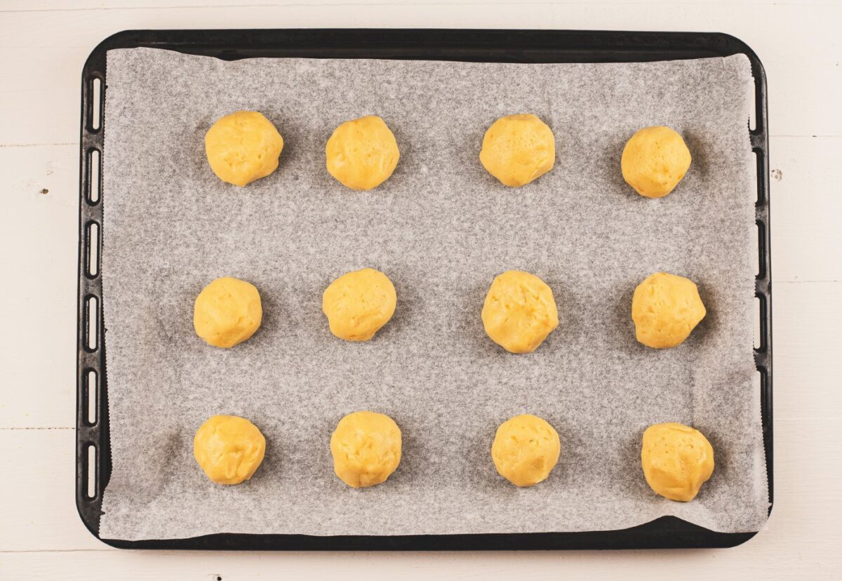 Galletas rellenas de crema de chocolate paso a paso