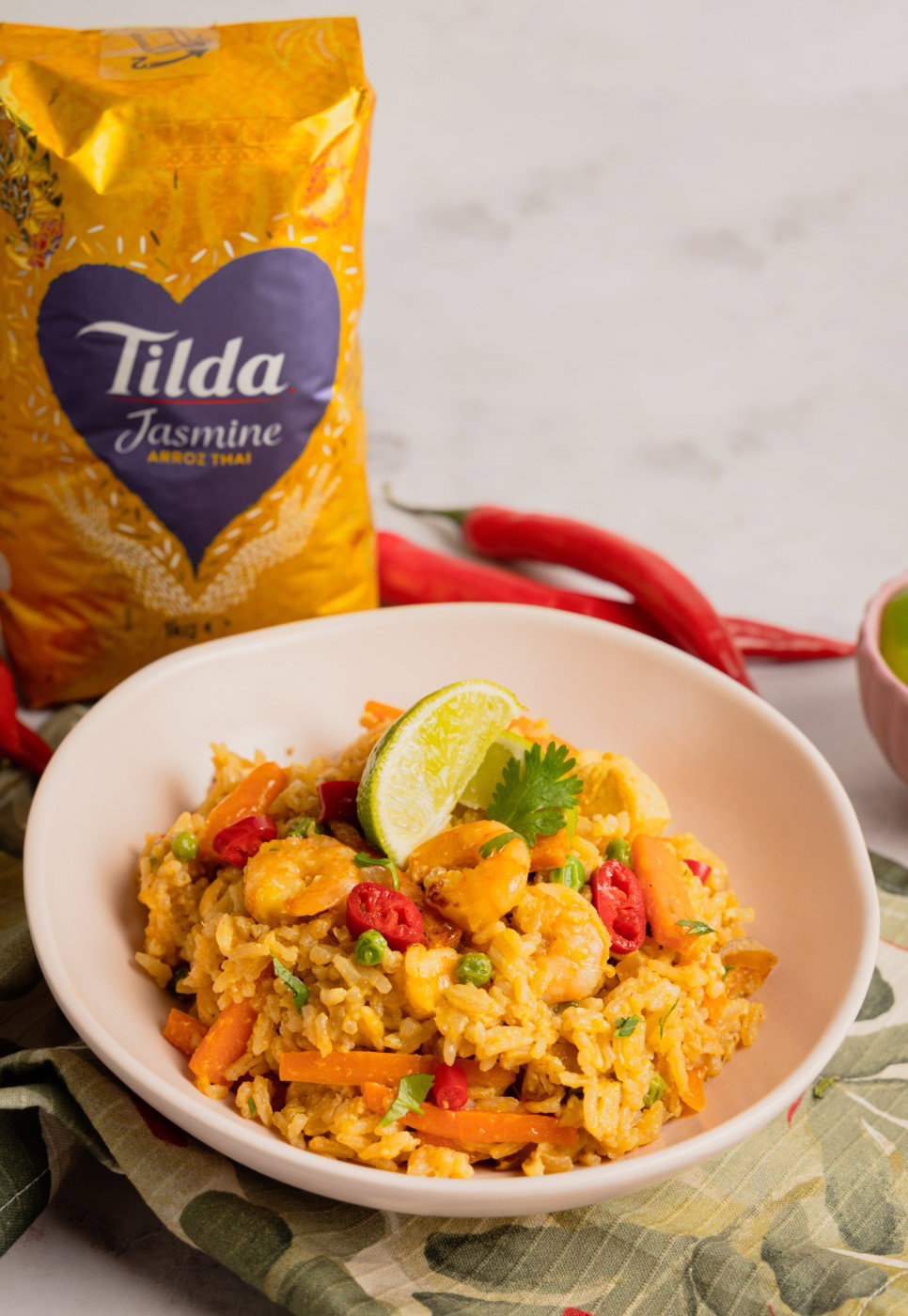 Nasi Goreng. Delicioso plato de arroz frito indonesio