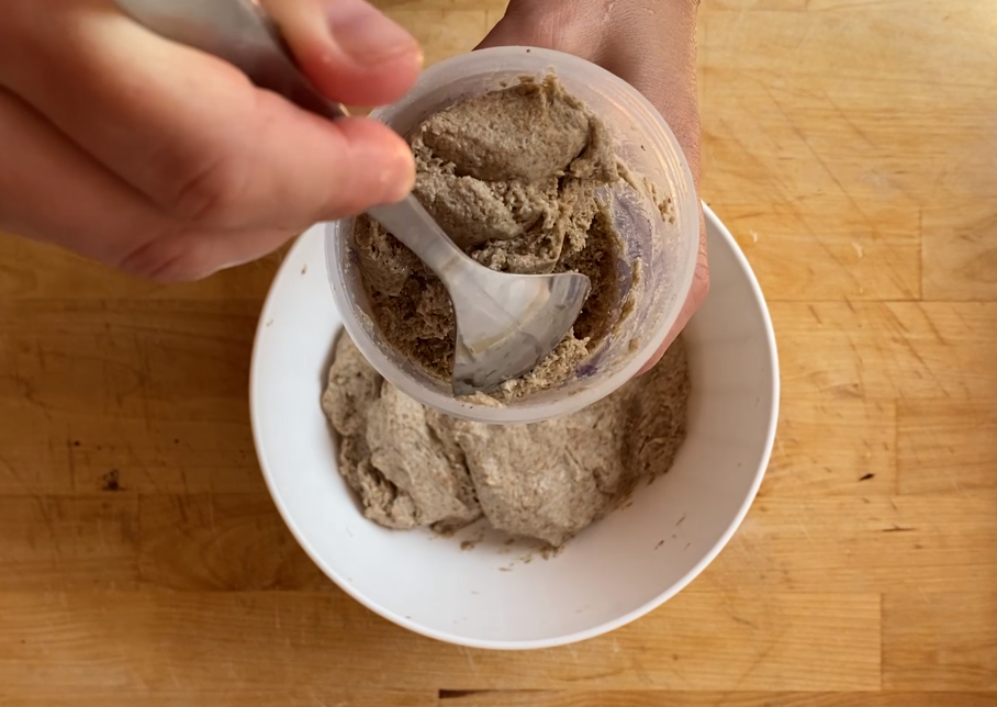Pan integral con chocolate y avellanas paso a paso
