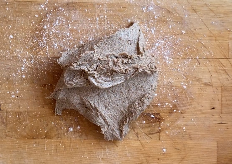 Pan integral con chocolate y avellanas paso a paso
