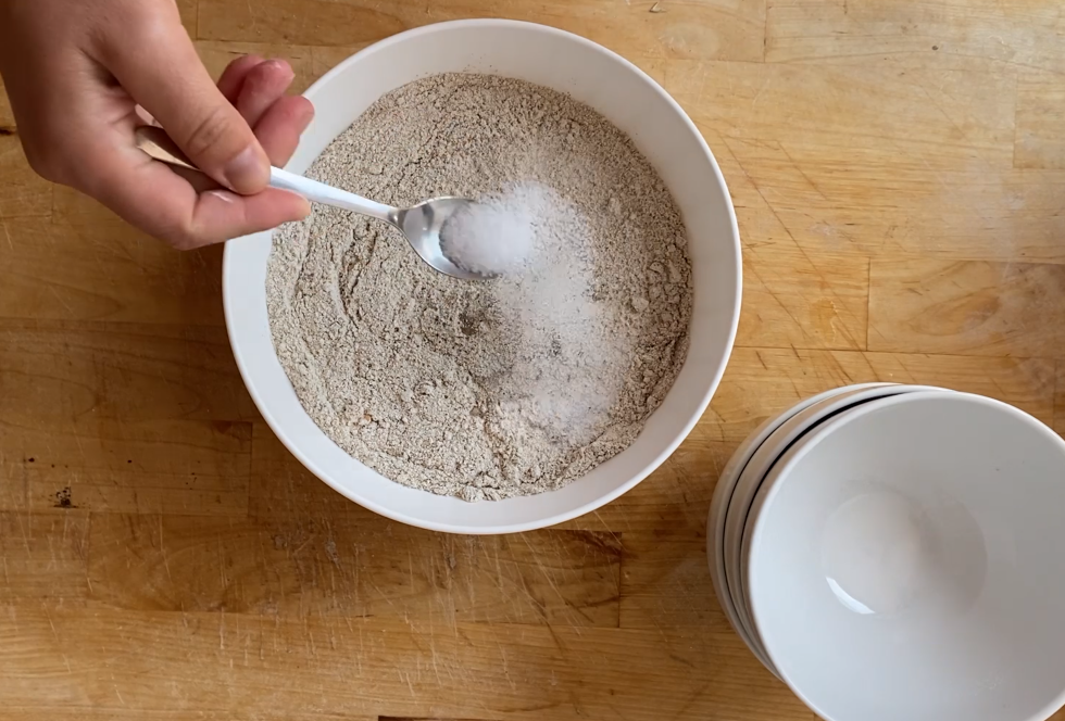 Pan integral con chocolate y avellanas paso a paso