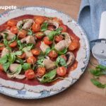 Pizza vegana sin gluten. Una receta casera, fácil y crujiente