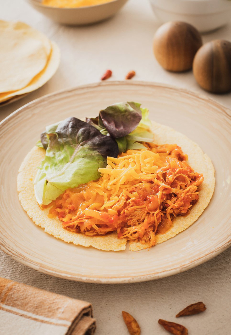 Tinga de pollo. Receta tradicional mexicana fácil y sabrosa