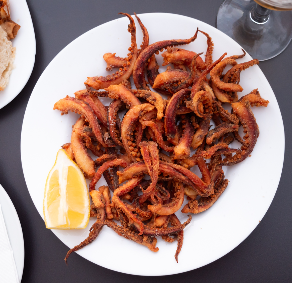 Rejos de calamar. La receta tradicional como los de Cádiz