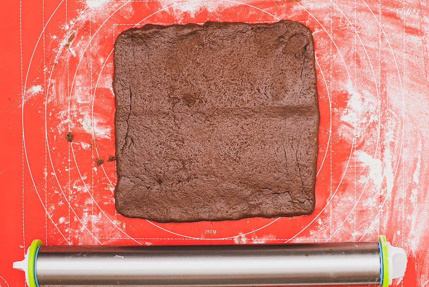 Tarta de calabaza y chocolate con base crujiente