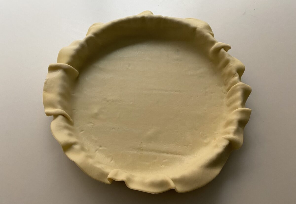 Tarta de manzana con crema pastelera. Una receta paso a paso