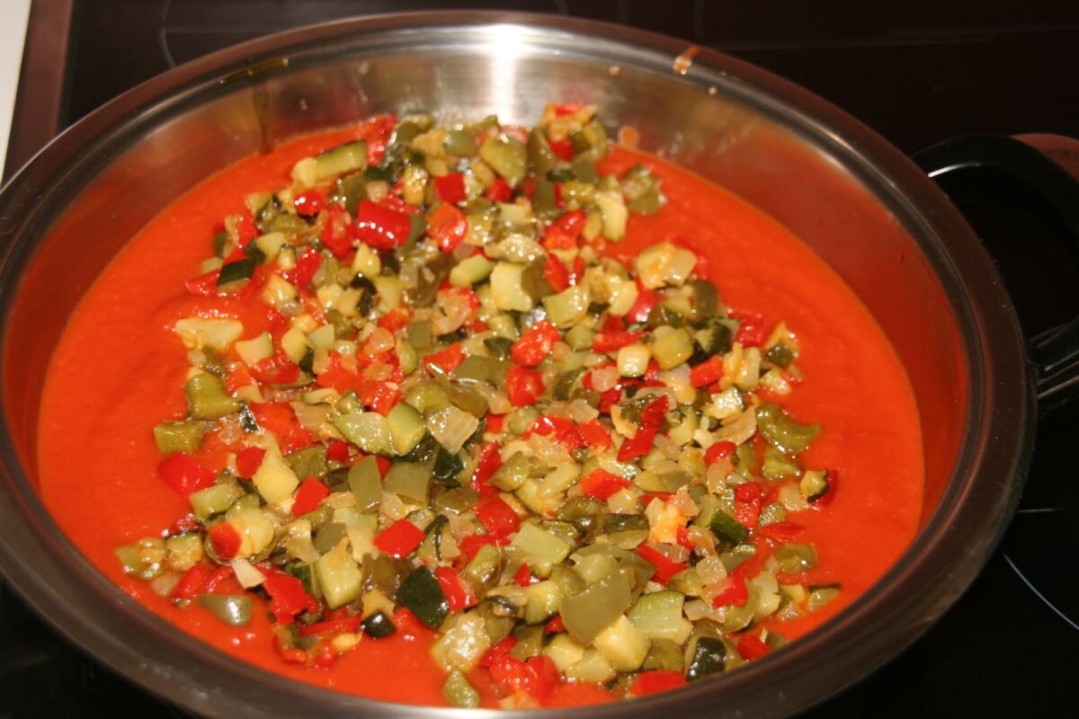 albóndigas con pisto paso 17