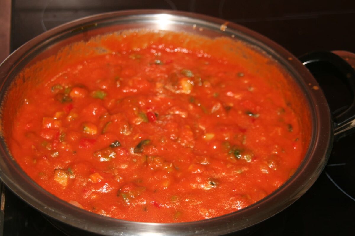 albóndigas con pisto paso 18