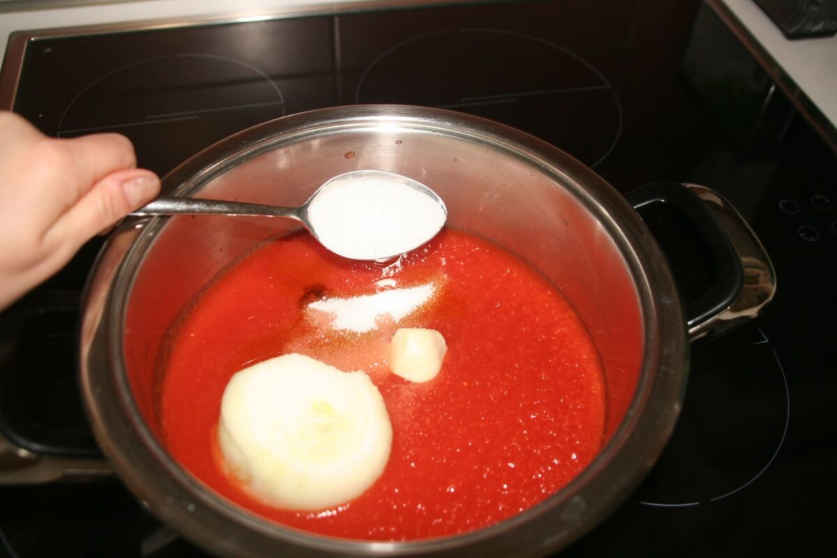 albóndigas con pisto paso 2