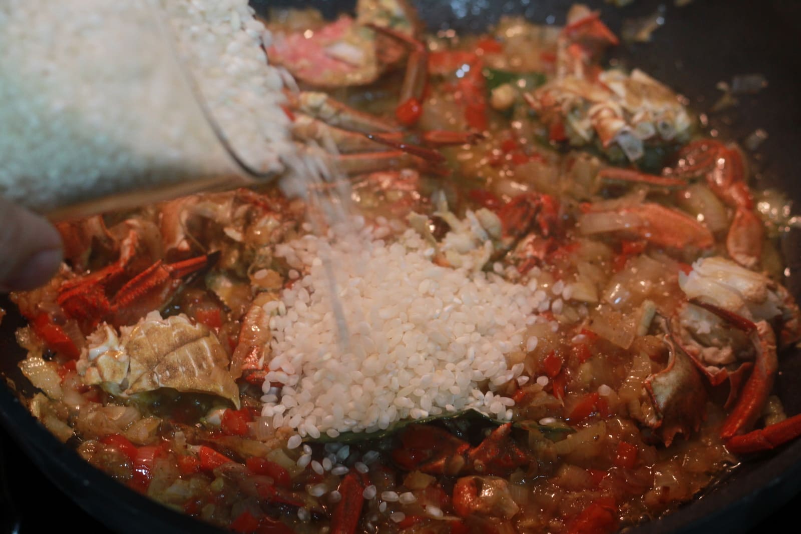 arroz con marisco paso 25