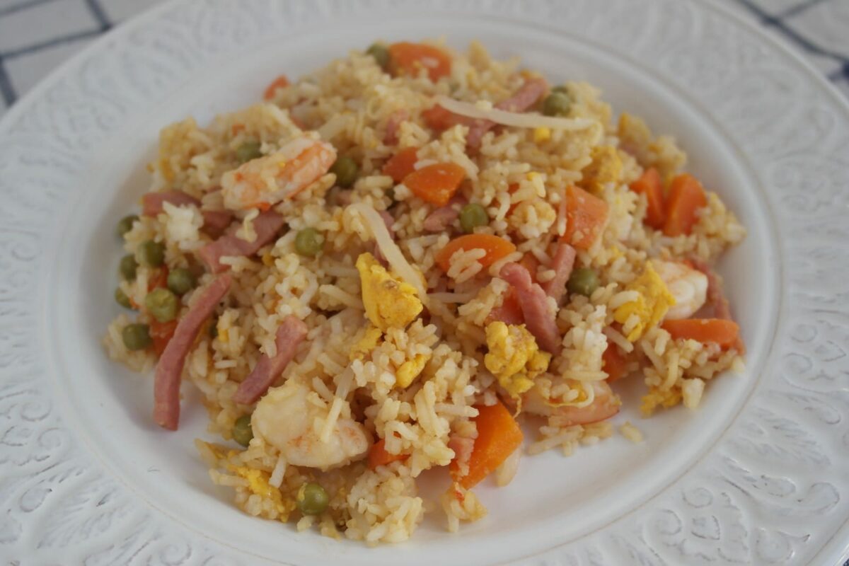 arroz frito paso 18