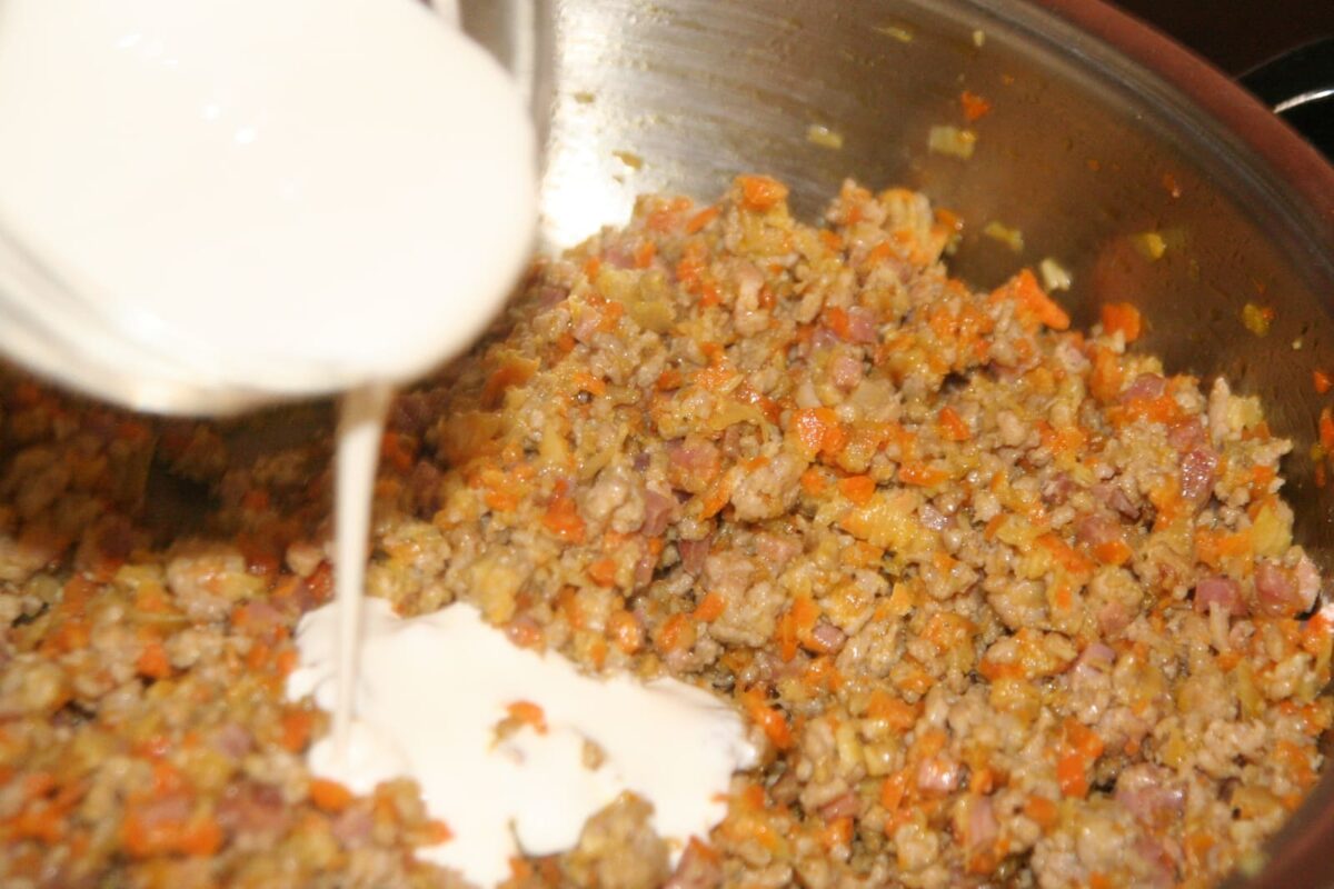berenjenas rellenas de carne paso 15