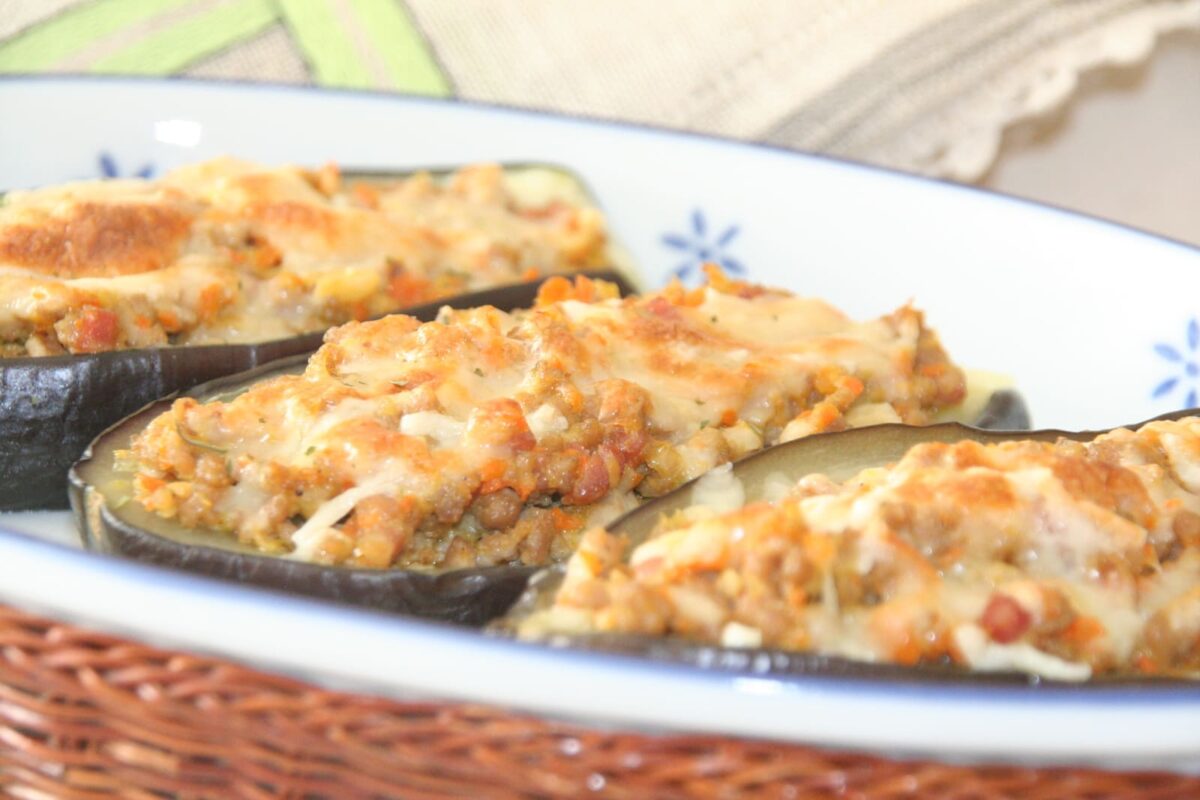 berenjenas rellenas de carne paso 24