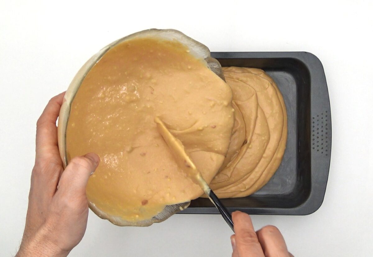 Bizcocho de dulce de leche. Receta fácil, esponjosa y deliciosa