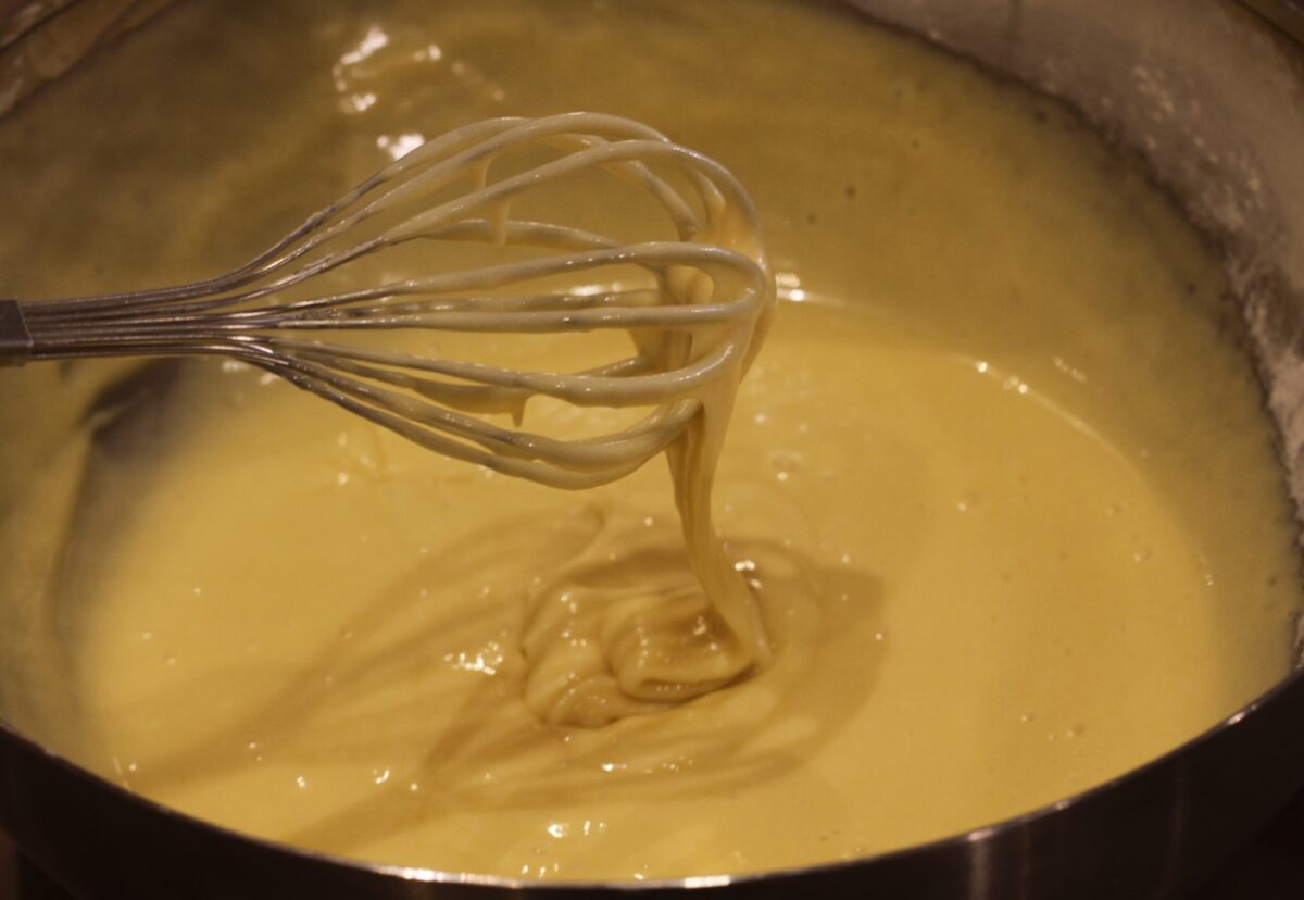 Bizcocho de yogur: textura de la masa