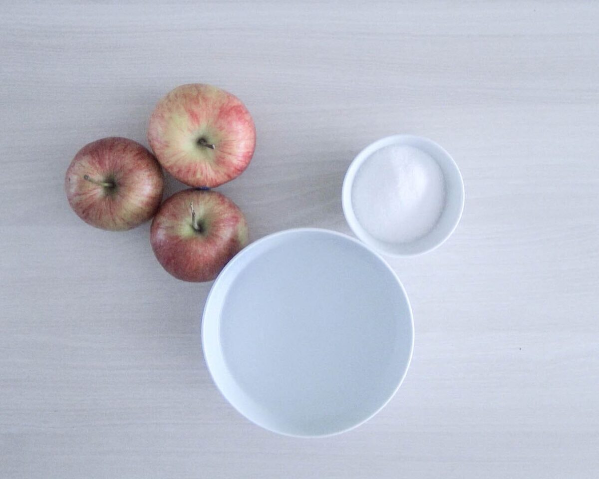 compota manzana paso 1