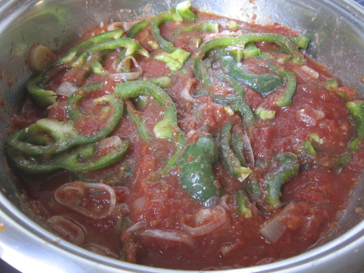 dorada al horno en salsa de aceitunas paso 12