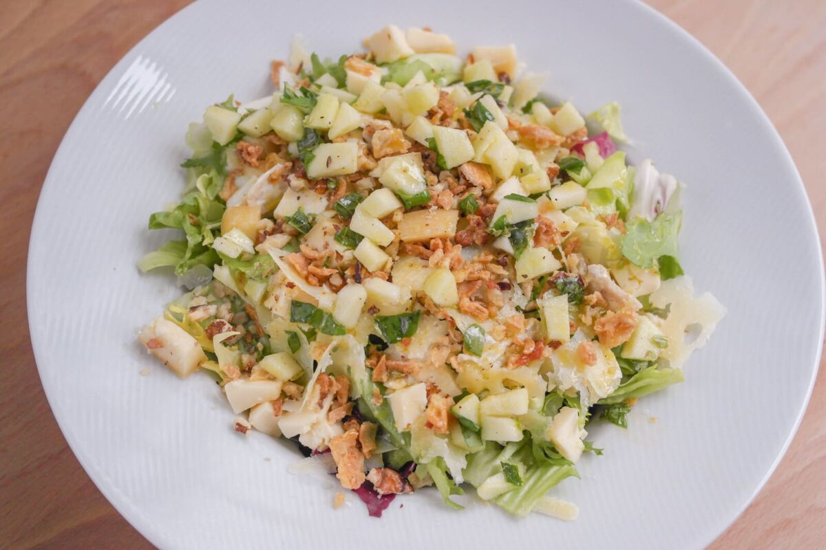 ensalada a los 3 quesos paso 9