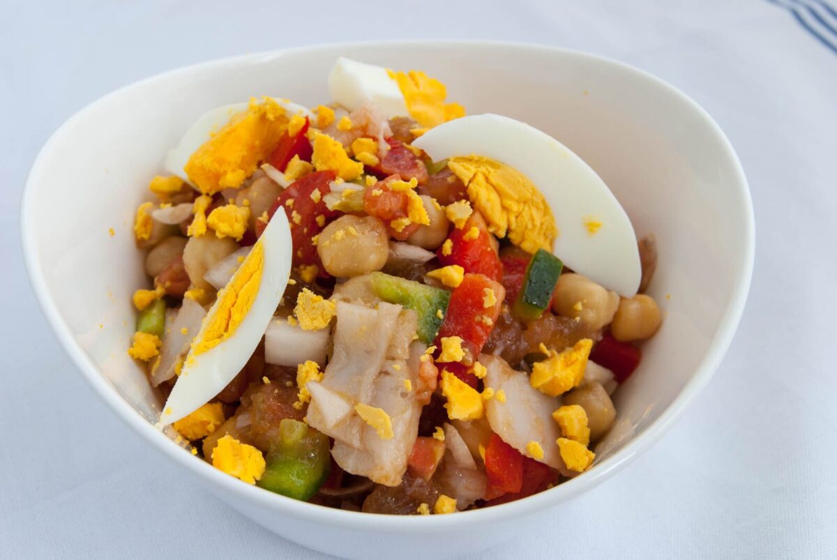 ensalada de garbanzos paso 10