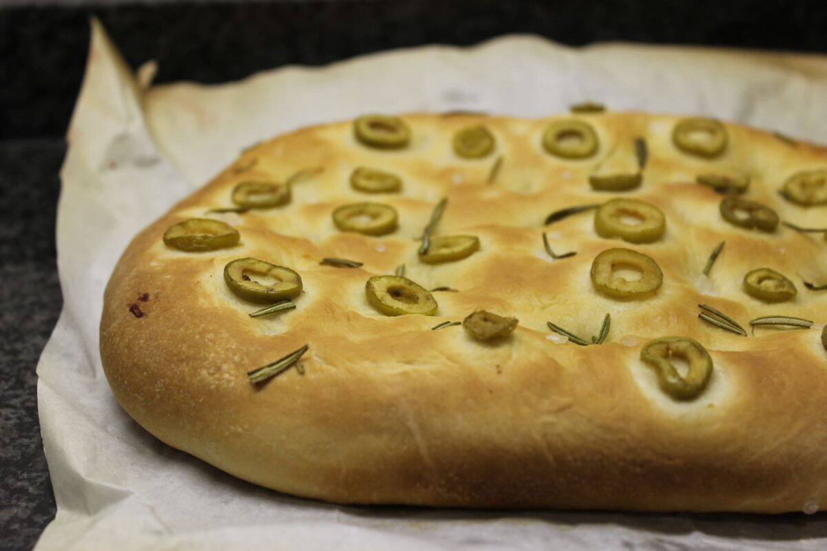 focaccia aceitunas paso 17