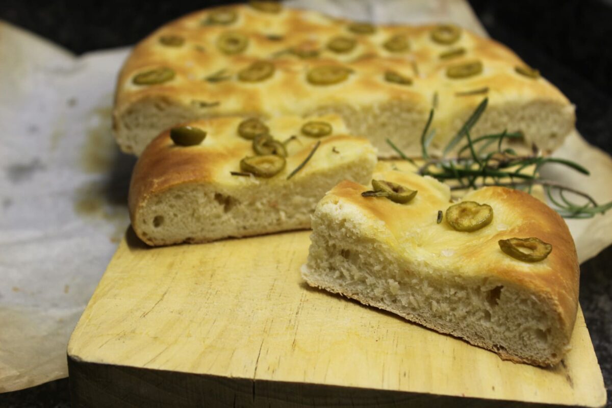 focaccia aceitunas paso 20