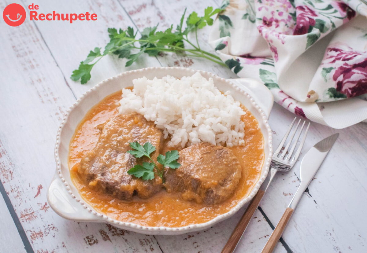 Lengua de ternera en salsa