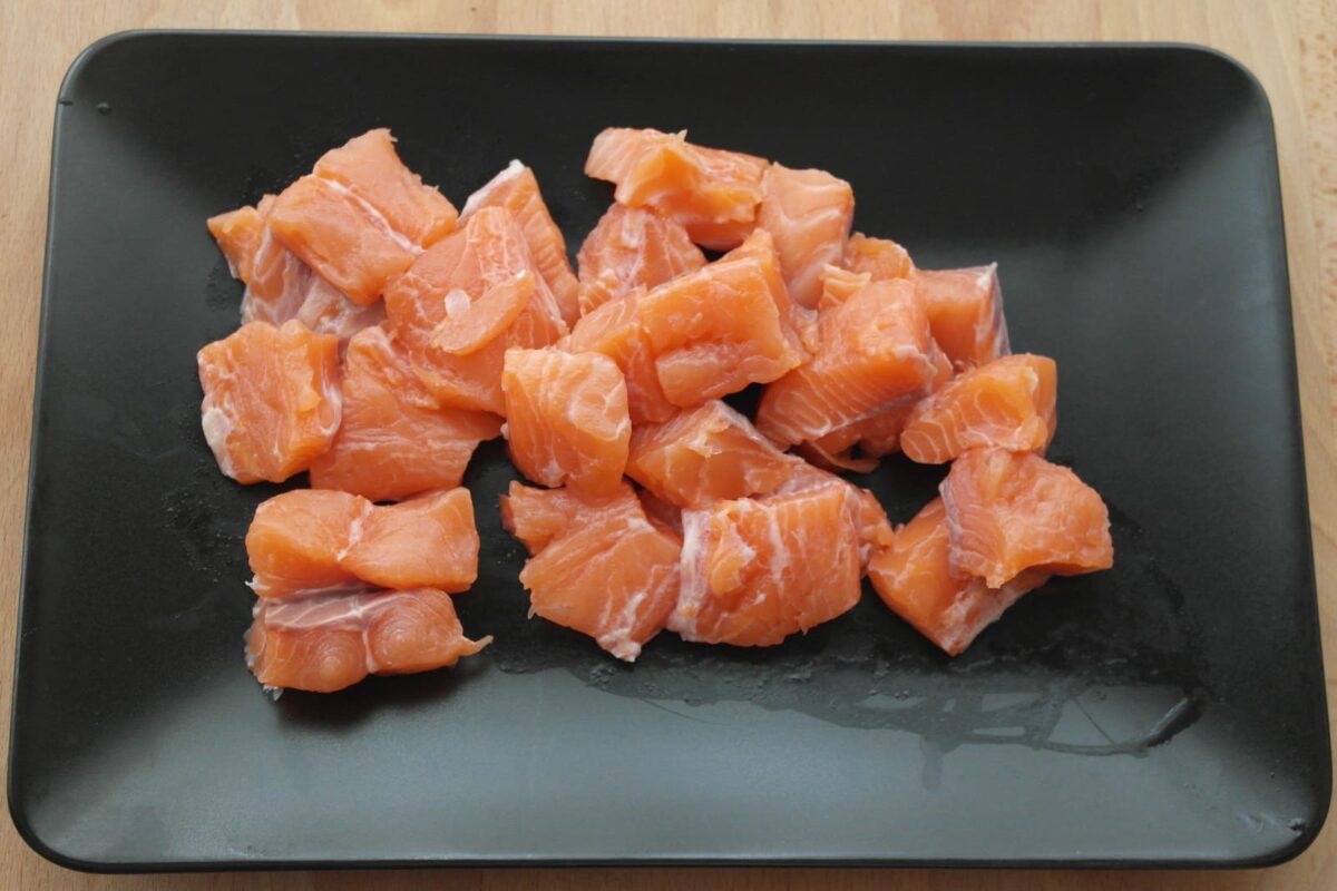 marmitako de salmón paso 4