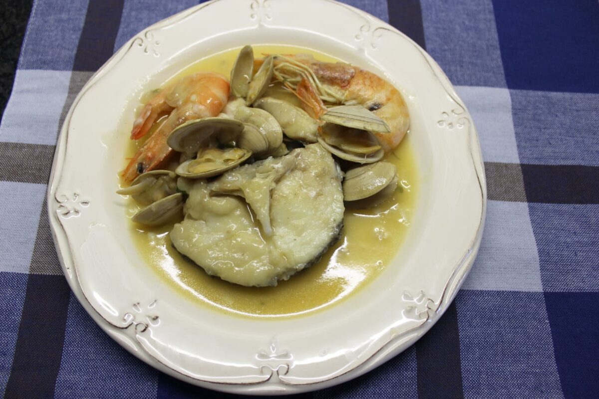 merluza a la marinera paso 15
