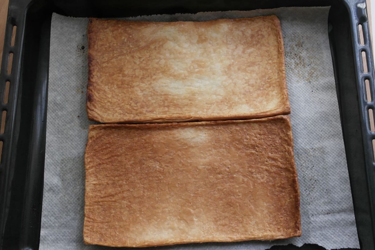 milhojas de crema pastelera paso 13