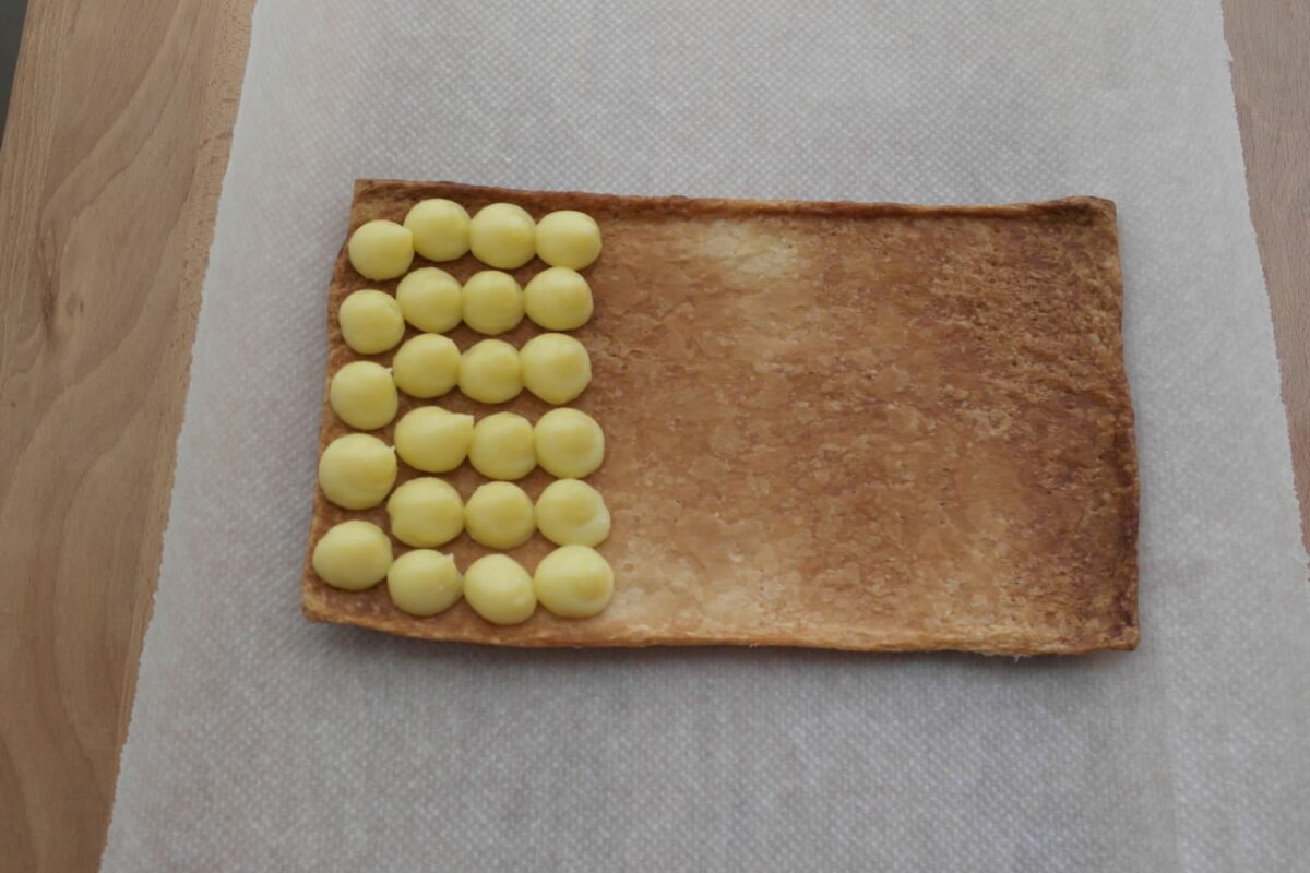 milhojas de crema pastelera paso 15