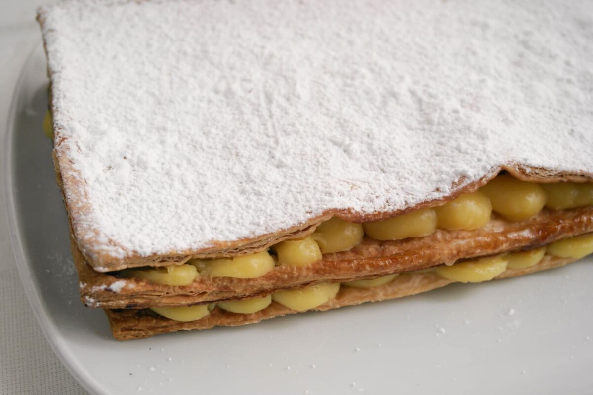 milhojas de crema pastelera paso 17